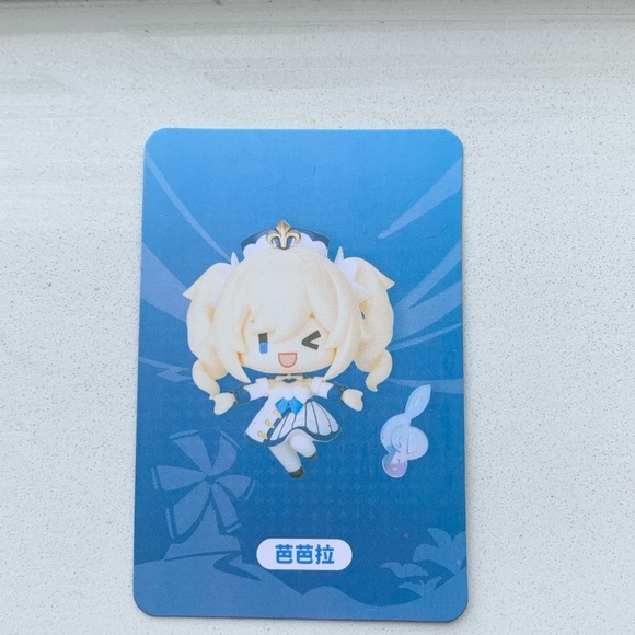 Genshin Figure Impact Barbara Wind Goly Q Version Anime Action Figures - Picture 7 of 8